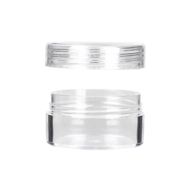 Pot transparent à visser 7ml - 50 pcs