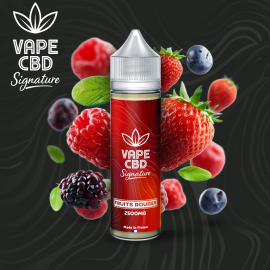 E-liquide CBD Fruits Rouges Vape CBD Signature 50ml