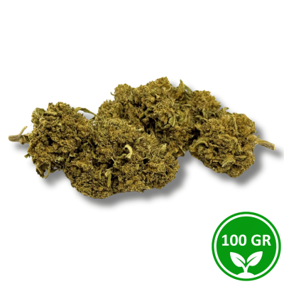 Buddha Fruit Premium Greenhouse CBD Flower 100g - 17% CBD Swiss Quality