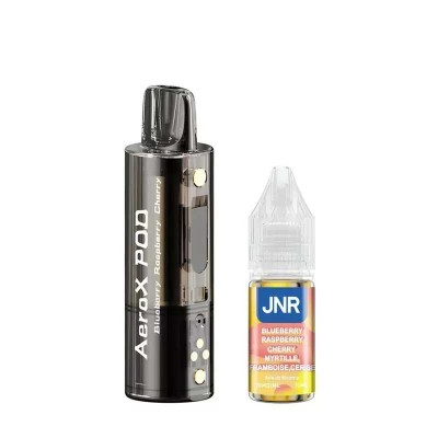 Pod JNR AeroX + E-liquide 10ml Blueberry Raspberry Cherry