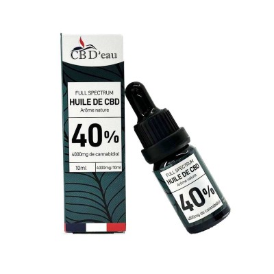 Huile CBD & CBG 40% full spectrum | CBD'EAU