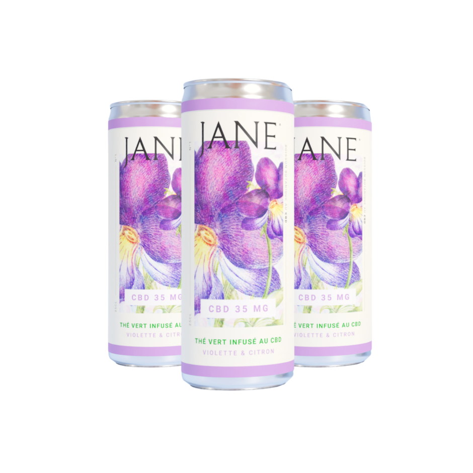 Bevanda al CBD di Jane Violet e limone