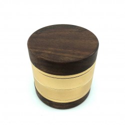 Grinders Luxe Holz 62mm (Gold)