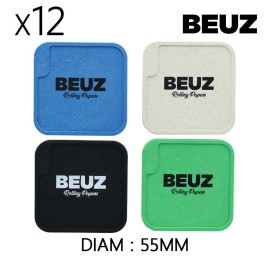 Boîte de 12 Grinders en chanvre 55 mm Kush Beuz Cubex