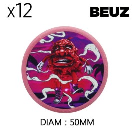 Boîte de 12 Grinders en chanvre biodégradable Pink Bloodybud 50mm