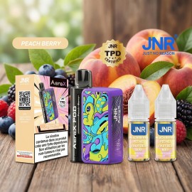 Puff AeroX 32K JNR Peach Berry - 2% nicotine
