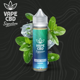E-liquide CBD Menthe Fraîche Vape CBD Signature 50ml
