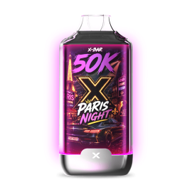 Kit Paris Night 50K Ice City X-BAR + 3 e-liquides 10 ml - 20 mg/ml