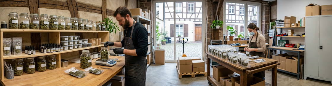 Livraison CBD professionnel à Strasbourg et en Alsace par CBDeau PRO